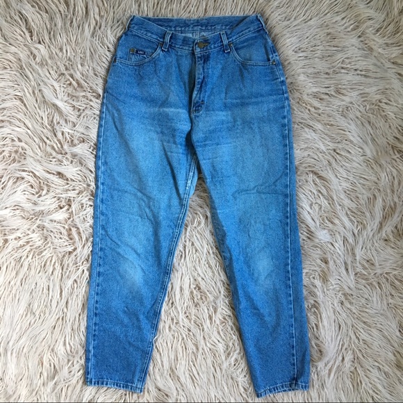 ❤️Sold❤️Vintage Lee 80’s Ultra High Rise Mom Jeans - Picture 2 of 8
